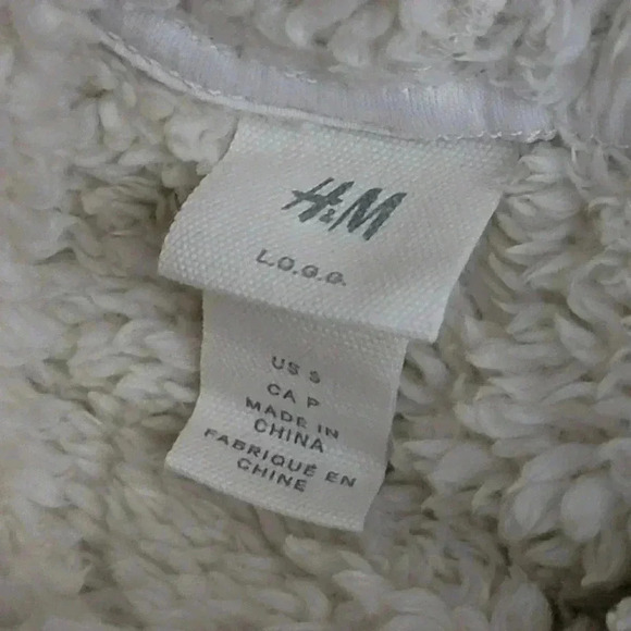 H&M Fuzzy Fleece Pullover Hoodie - Picture 7 of 7